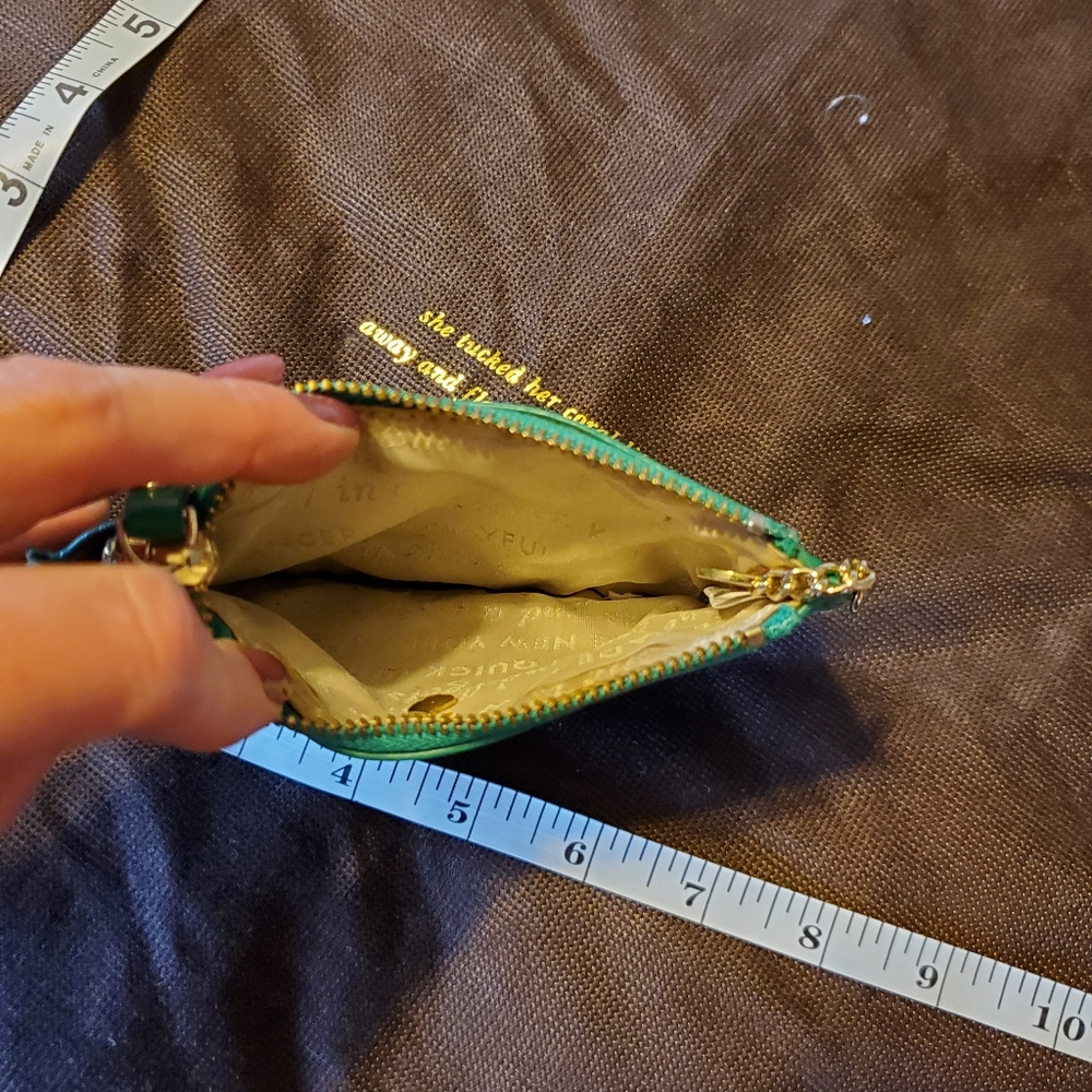 Kate Spade Green Key Pouch Card Case - Picture 3 of 3